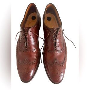 Alden USA Mens 13 Brown #966 Short Wing Blucher
Wingtip Dress Oxford Shoes